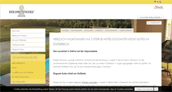 Desktop Screenshot of dolomitengolf-suites.com